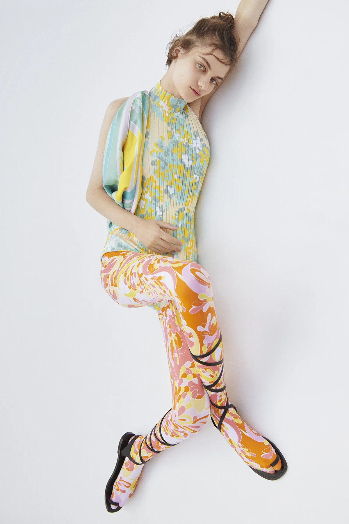 EMILIO PUCCI マルチカラー キャミソール Emillio Pucci RARE Baby Doll Tank Top – Archive Muse